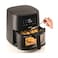 Ariete Hot Air Fryer 4630 9 Liters 1500 Watts with BBQ Function Black