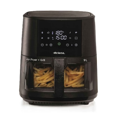 Ariete Hot Air Fryer 4630 9 Liters 1500 Watts with BBQ Function Black