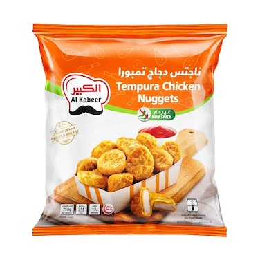Al Kabeer Tempura Chicken Nuggets Non Spicy 750g