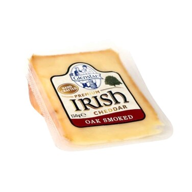 جلينستال بريميوم شيدر أوك أيرلندي مدخن 150 جم