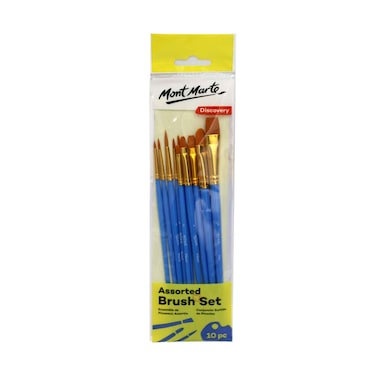 Mont Marte Assorted Brush Set 10 Pieces