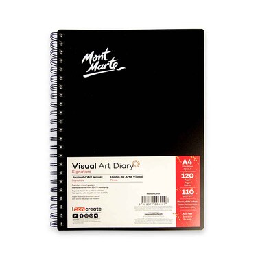 Mont Marte A4 Visual Art Diary 120 Pages