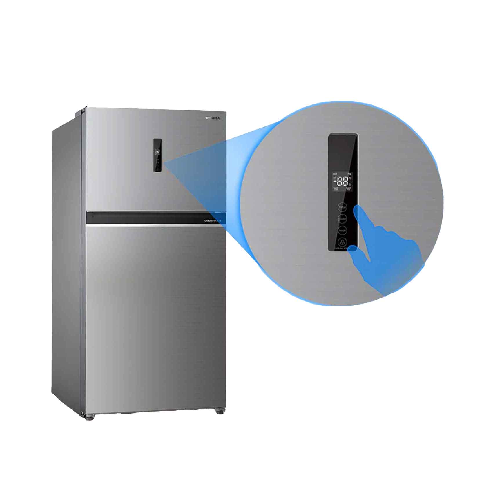 Toshiba Fridge RT835WE PMF49 835 Liters Rikue Grey