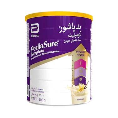 أبوت باديشور 1+ التغذية المتوازنة التكميلية، الفانيليا، 1600 جرام