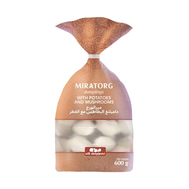 Miratorg Frozen Dumplings With Potatoes &amp; Mushrooms 600g