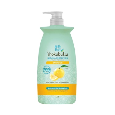 Shokubutsu Natural Protection Energize Antibacterial Body Wash 900ml