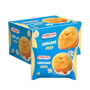 Americana Cupcake Vanilla 25gx18 Pieces