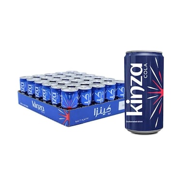 مشروب كينزا الغازي بنكهة الكولا 185 مل × 30 قطعة