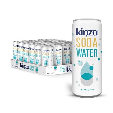 Kinza Soda Sparkling Water 250mlx30 Pieces