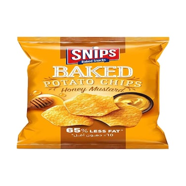 رقائق البطاطس المخبوزة من سنيبس بنكهة الخردل والعسل 14 جرامًا