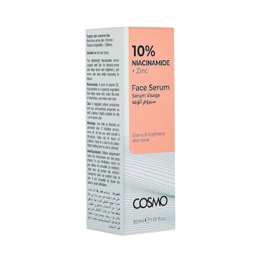 Cosmo 10% Niacinamide+ Zinc Face Serum 30ml