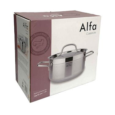 Alfa Casserole Stainless Steel 1.9L