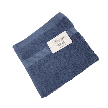 Dream Wash Cloth Face Towel 33x33cm Moonlight Blue