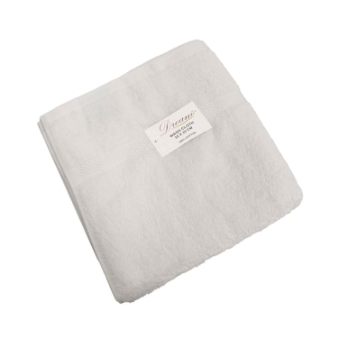 Dream Wash Cloth Face Towel 33x33cm White
