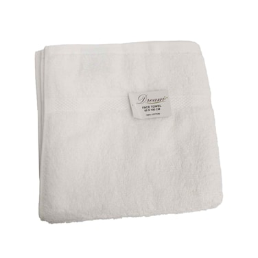Dream Face Towel 50x100cm White