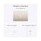 Apple MacBook Air 15 Inches M4 Chip With 10 Core CPU and 10 Core GPU 16GB RAM 256GB Storage SSD Starlight English &amp; Arabic Keyboard