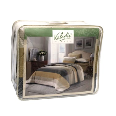 طقم لحاف فالنتيني بيانكو مقاس توين YR1510 ألوان متنوعة