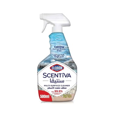 Clorox Scentiva Liquid Spray Multi Surface Cleaner, Calming Red Sea Breeze Scent 500ml