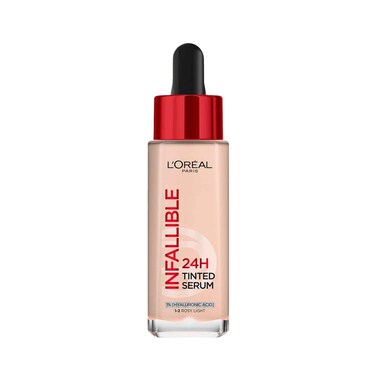 L'oreal Paris Infallible 24H Tinted Face Serum Foundation 1-2 Rosy Light 30ml