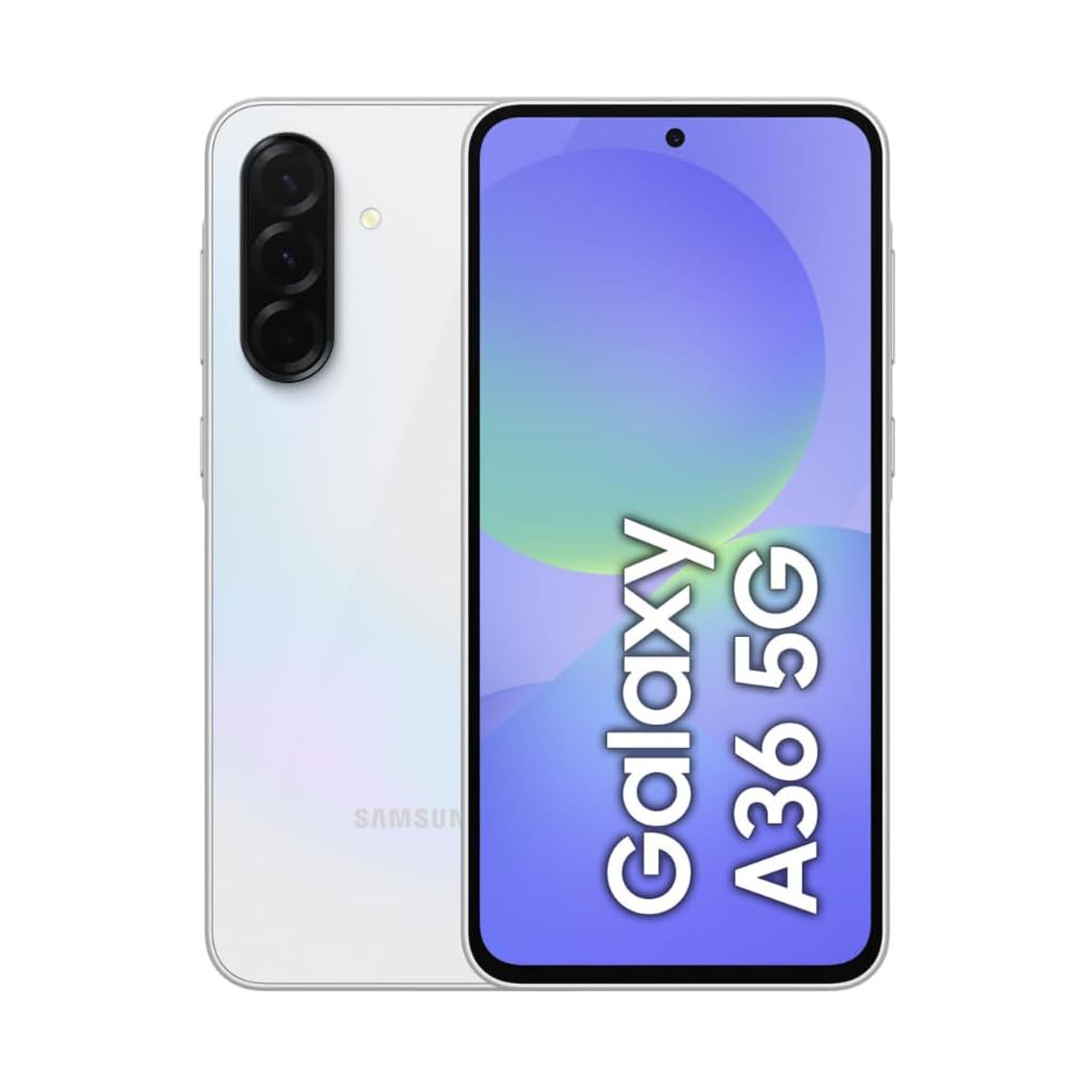 Samsung Galaxy A36 5G Dual SIM 256GB Storage 8GB RAM Awesome White