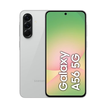 سامسونغ جالاكسي اي56 5جي ثنائي الشريحة 256 جيجابايت سعة تخزين 8 جيجابايت رامات لون رمادي فاتح