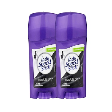 Lady Speed Sticks Invisible Dry Powder Fresh 65gx2 Pieces