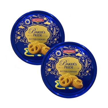 Britannia Baker's Pride Butter Cookies Tin 400gx2 Pieces
