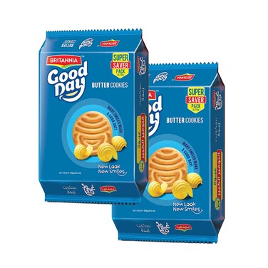 Britannia Good Day Butter Cookies 576gx2 Pieces