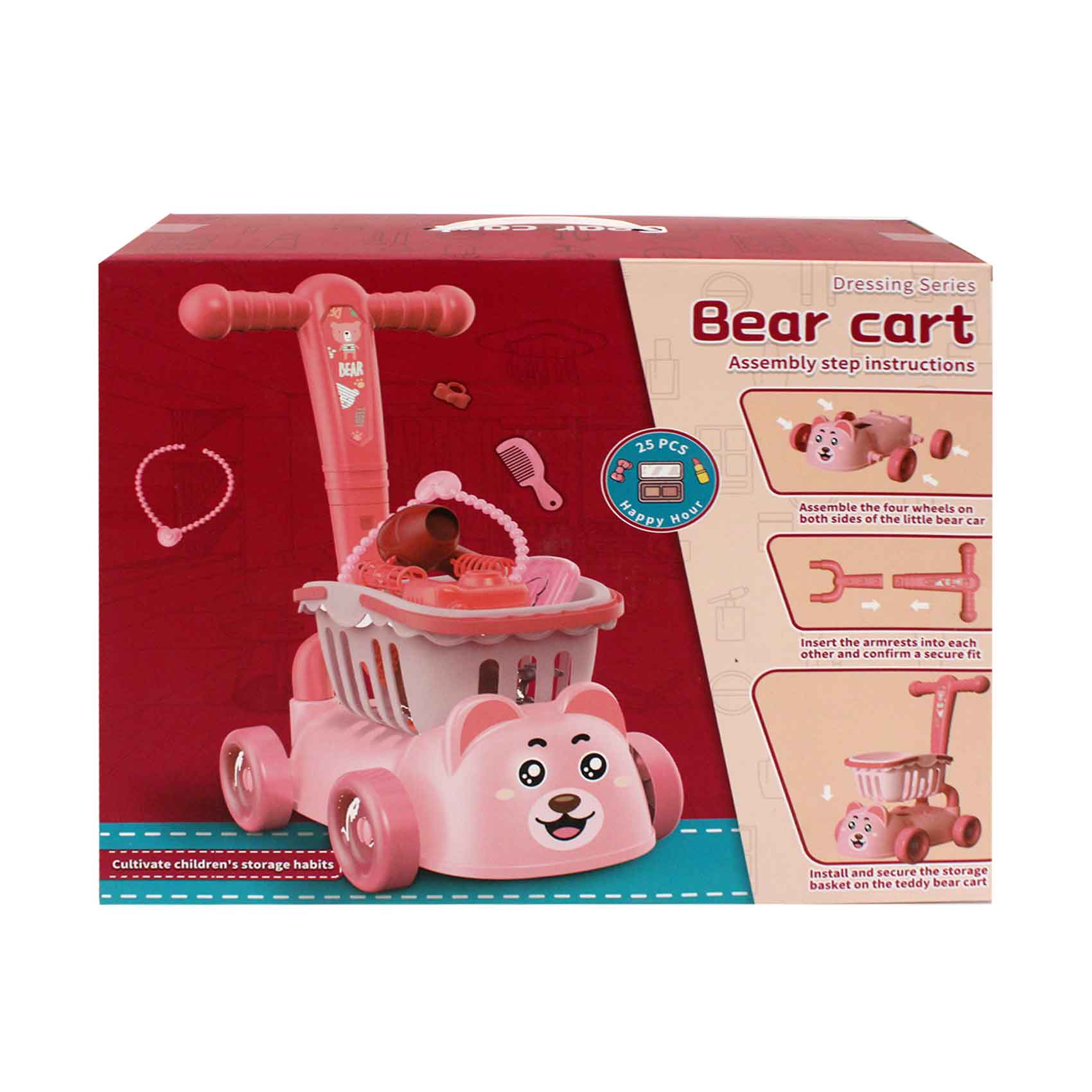 Bear Cart Dressing Series 25 Pieces Set Assorted