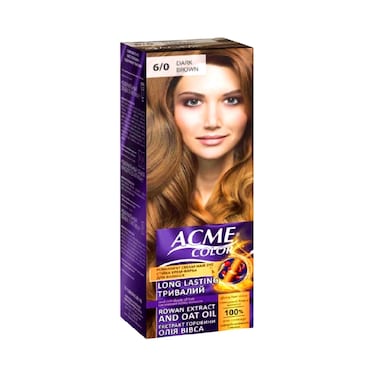 Acme Hair Color 6/0 Dark Brown 115Ml
