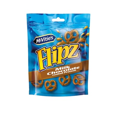 Mcvities Flipz Milk Chocolate Coated Pretzels 90g