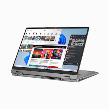 Lenovo IdeaPad5 2In1 14IRH9 Intel Core i7 13620H Processor 512GB SSD 16GB RAM DDR5 Intel UHD Graphics 14 Inches Full HD OLED Screen Luna Grey English Arabic Keyboard