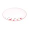 Festive Porc 26.5cm Plate Rim Red