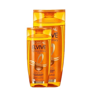 شامبو لوريال باريس إلفيف زيتي مغذي استثنائي 200 مل + 400 مل