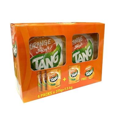 Tang Orange Pouch 375gx4 Pieces