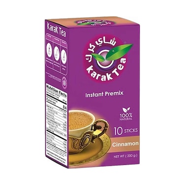 شاي كرك خليط سريع التحضير بالقرفة 10 أعواد 200 جرام