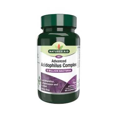 Natures Aid Advanced Acidophilus Complex 60 Capsules