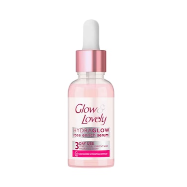 Glow &amp; Lovely Face Serum Hydraglow Rose Enrich Serum 30g