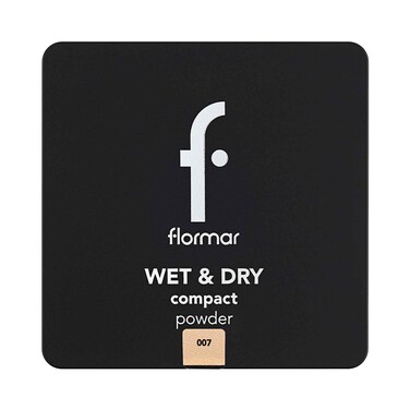 بودرة مضغوطة رطبة وجافة من فلورمار 007 كراميل خوخ 10 جم