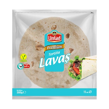 Untad Premium Tortilla Lavas Bread 15cm, 10 Pieces, 300g