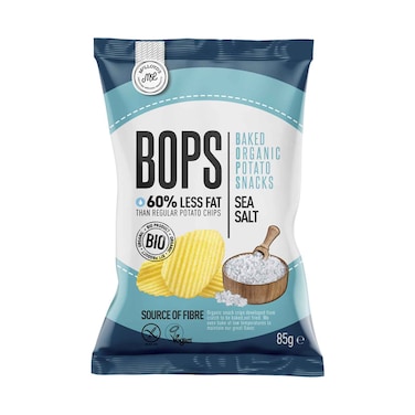 Mclloyd's Bops Baked Organic Potato Snack&nbsp;With Sea Salt 85g