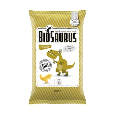 Mclloyd's BioSaurus Baked Organic Potato Snack&nbsp;With Cheese 50g