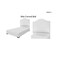 Rankoussi Mia Plain Bed Base + Curved Head Board 120x200cm   (Plus Extra Supplier's Delivery Charge Outside Doha)
