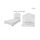 Rankoussi Mia Plain Bed Base + Curved Head Board 180x200cm   (Plus Extra Supplier's Delivery Charge Outside Doha)