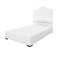 Rankoussi Mia Plain Bed Base + Curved Head Board 200x200cm   (Plus Extra Supplier's Delivery Charge Outside Doha)
