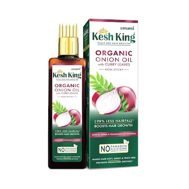 زيت البصل العضوي مع أوراق الكاري من كيش كينج  100 مل