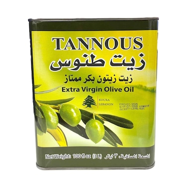 Tannous Extra Virgin Olive Oil 3l