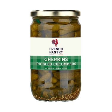 French Pantry Gherkins Pickled Cucumbers 380g