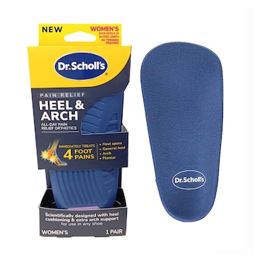 Dr. Scholl'S Heel &amp; Arch All Day Pain Relief Orthotics Shoe Size 6-10, For Women 1Pair