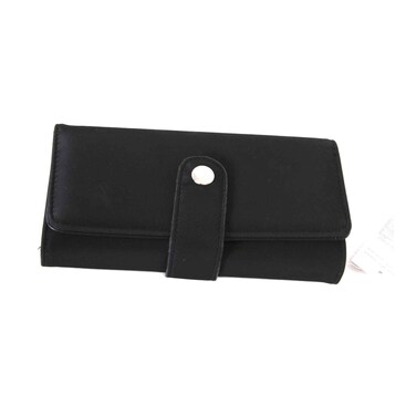 محفظة نسائية طويلة سوداء من مجموعة لا كوليكشن